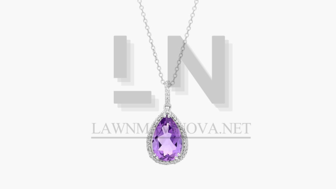 Blue Nile Amethyst Pendant Necklace